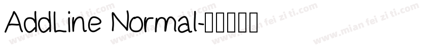 AddLine Normal字体转换